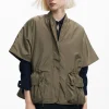 Adjustable nylon poncho