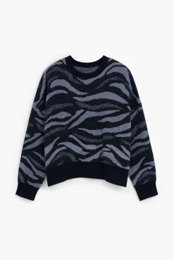 Animal print sweater