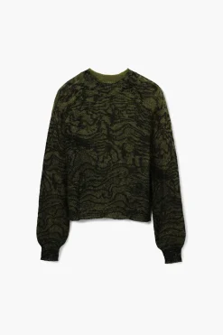 Arty print sweater