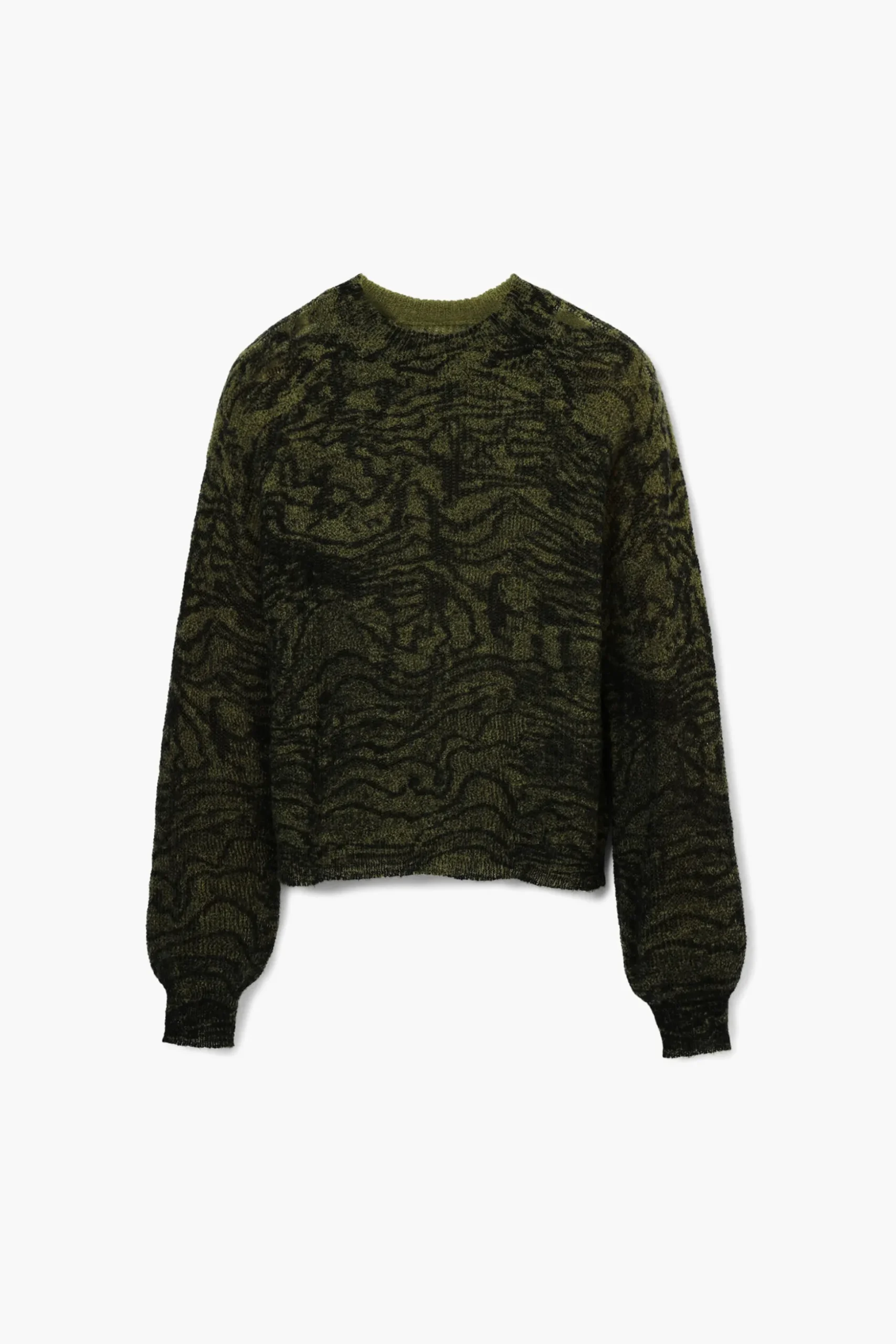 Arty print sweater