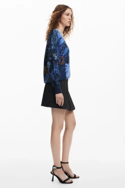 Arty print sweater