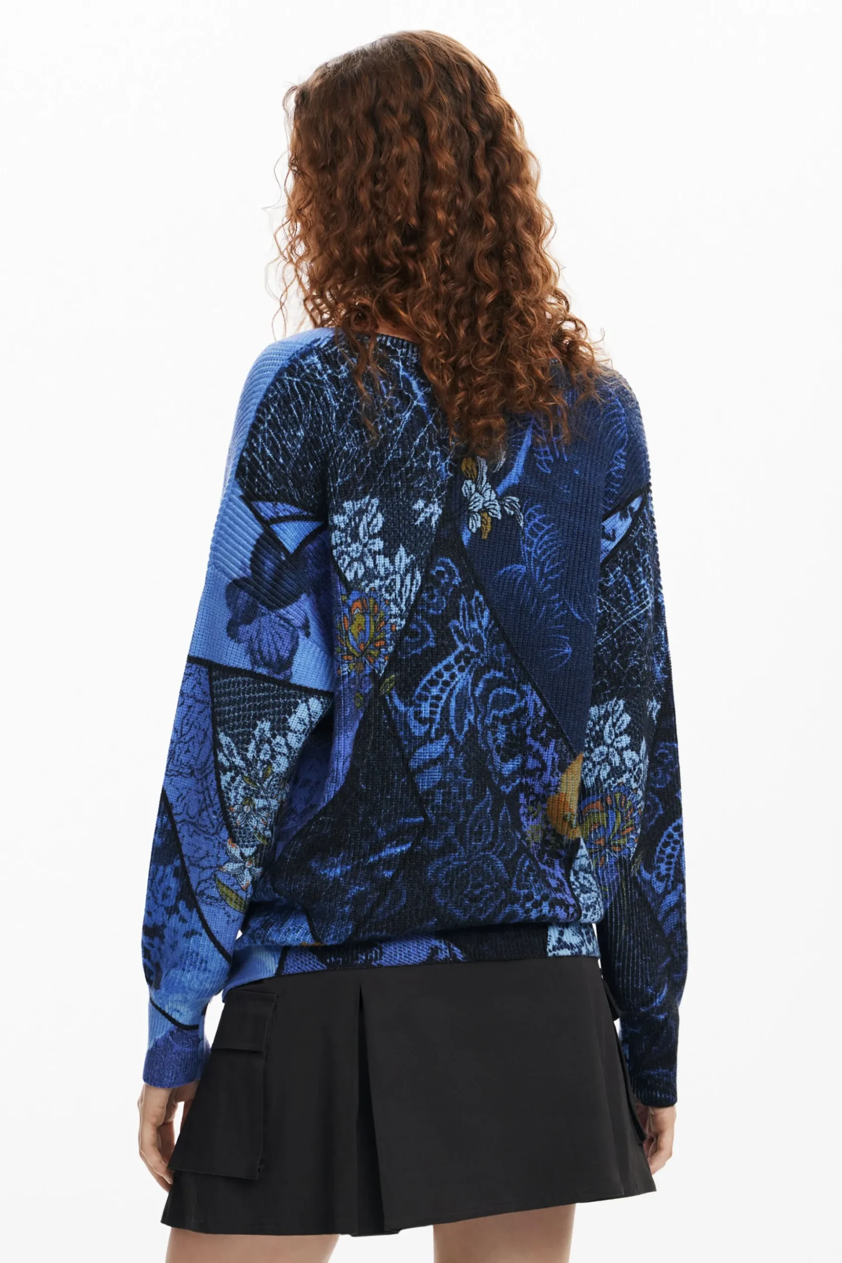 Arty print sweater