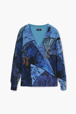 Arty print sweater