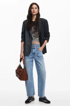 Asymmetric blazer