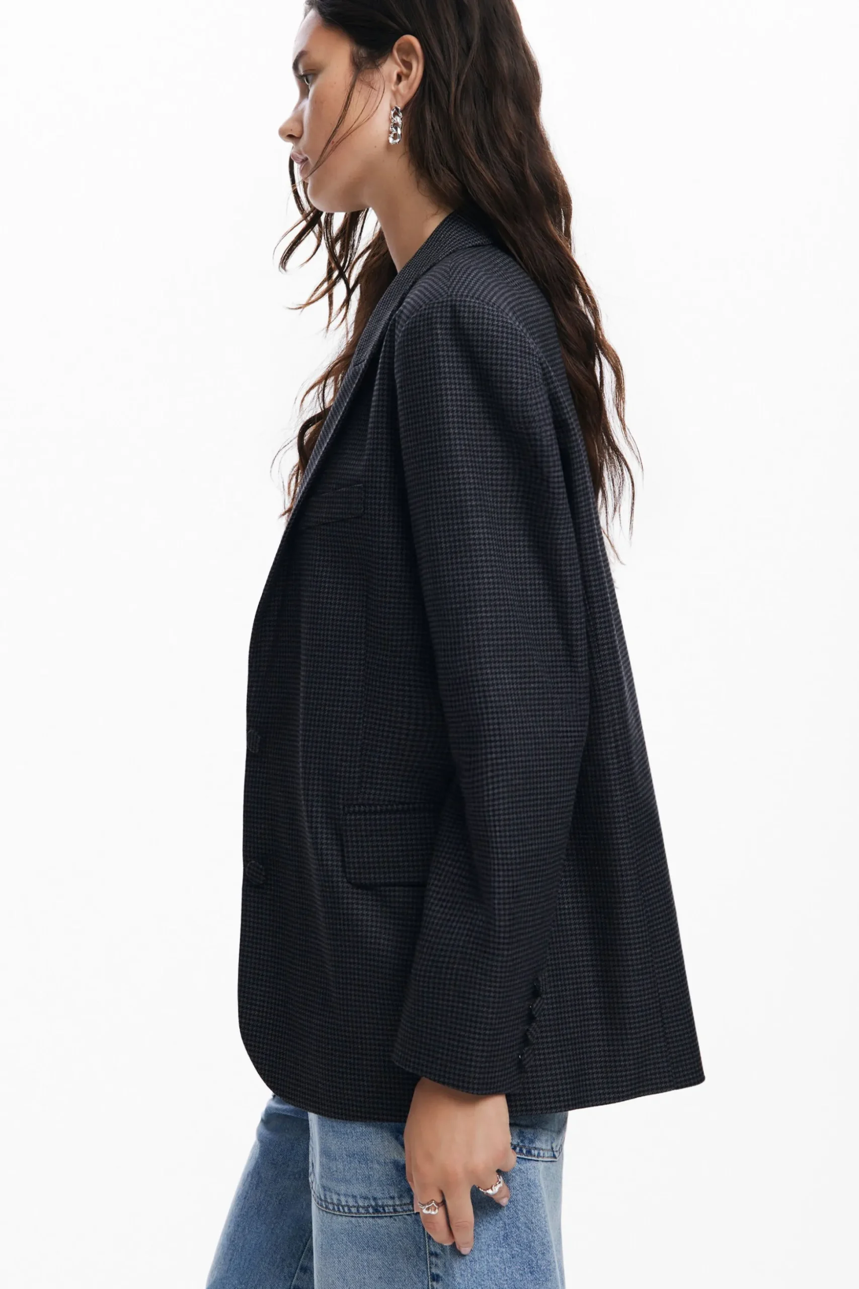 Asymmetric blazer