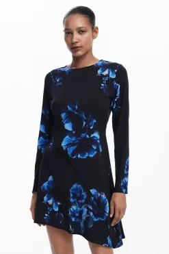 Asymmetrical cut dress