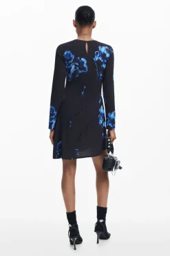 Asymmetrical cut dress