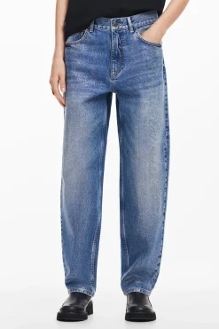 Balloon denim jeans