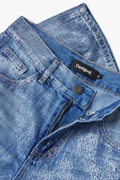 Balloon denim jeans