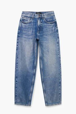 Balloon denim jeans