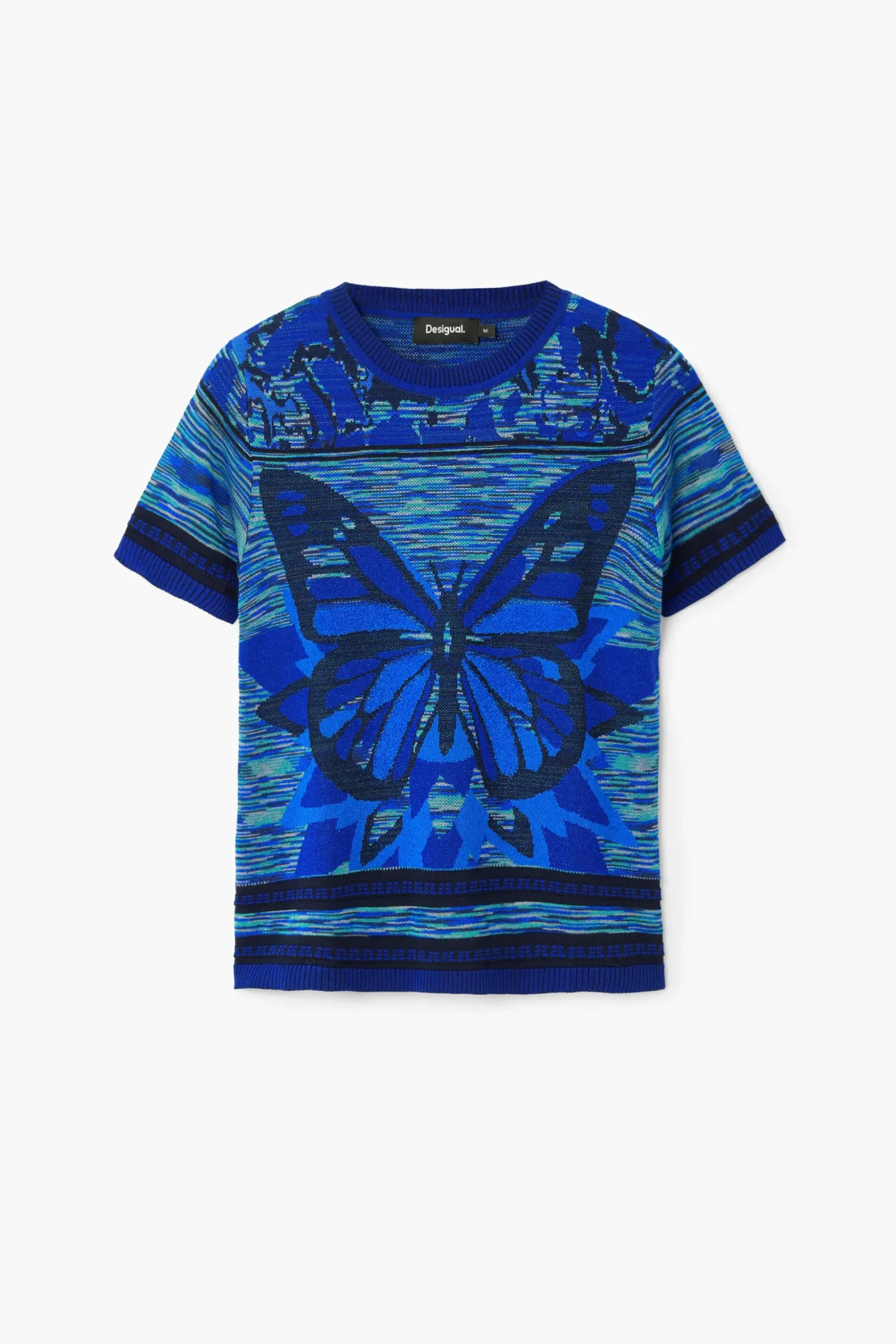 Butterfly knit T-shirt
