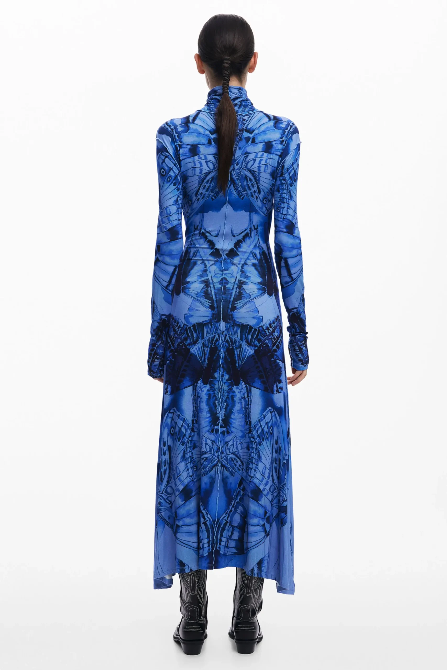 Butterfly midi dress