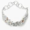 Chrome textured Zalio choker