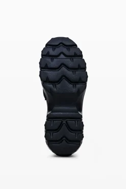 Chunky leather loafers
