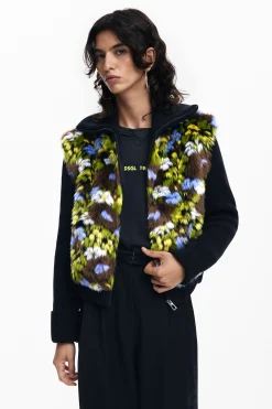 Combined floral jacket