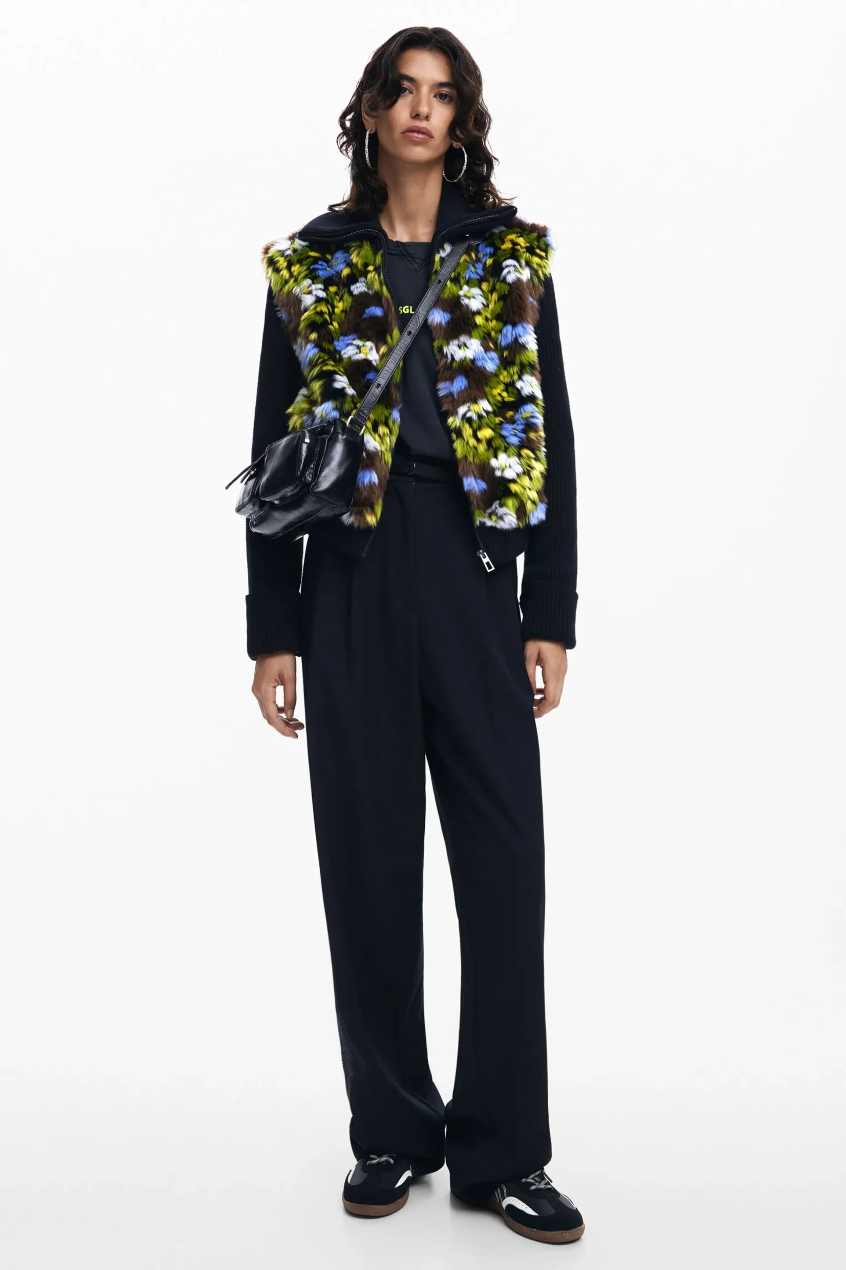 Combined floral jacket
