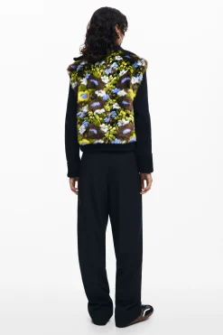 Combined floral jacket