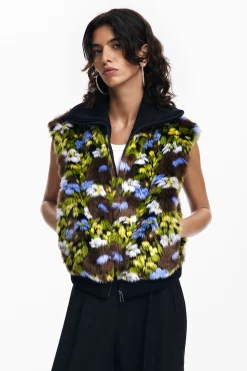 Combined floral jacket