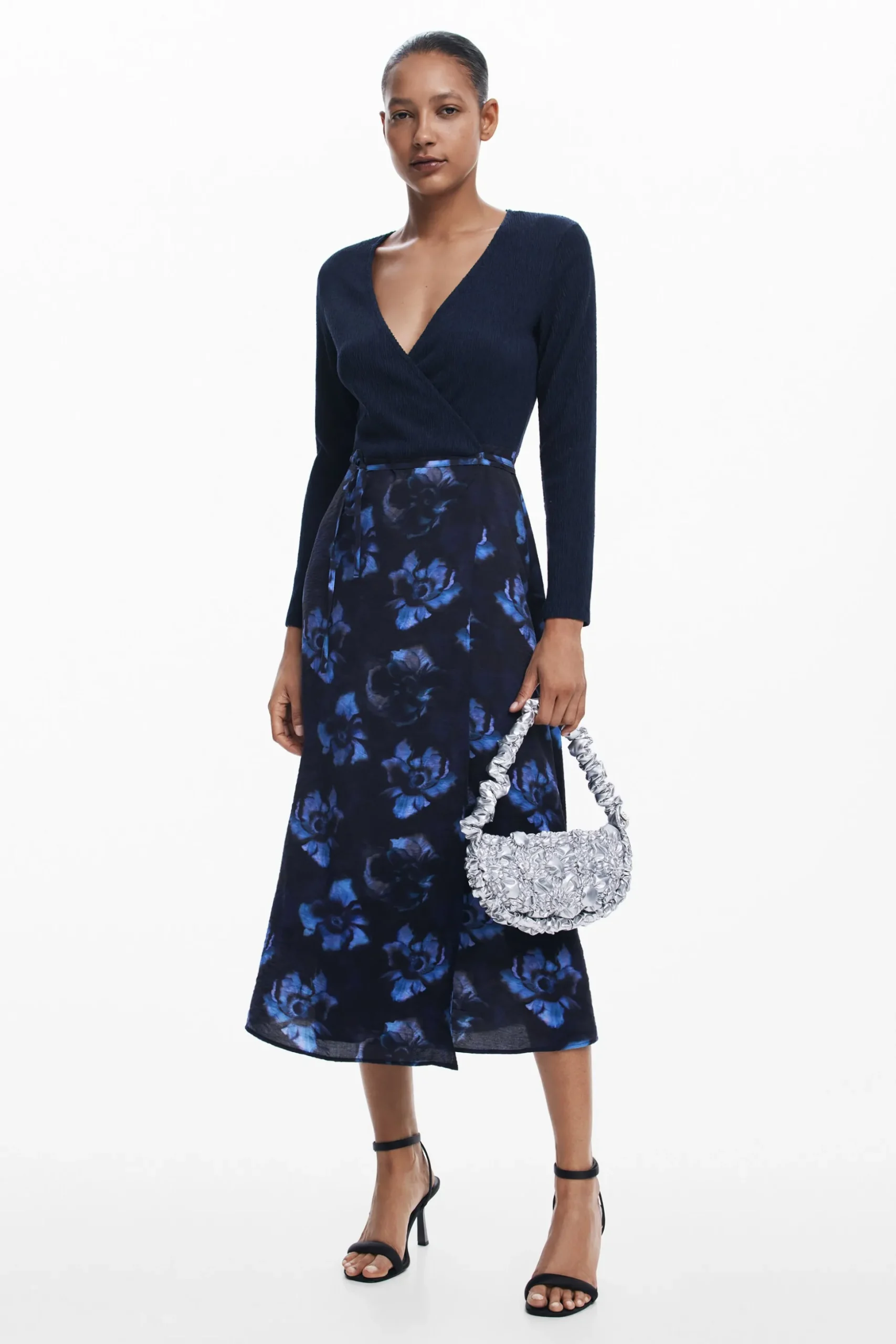 Combined midi dress