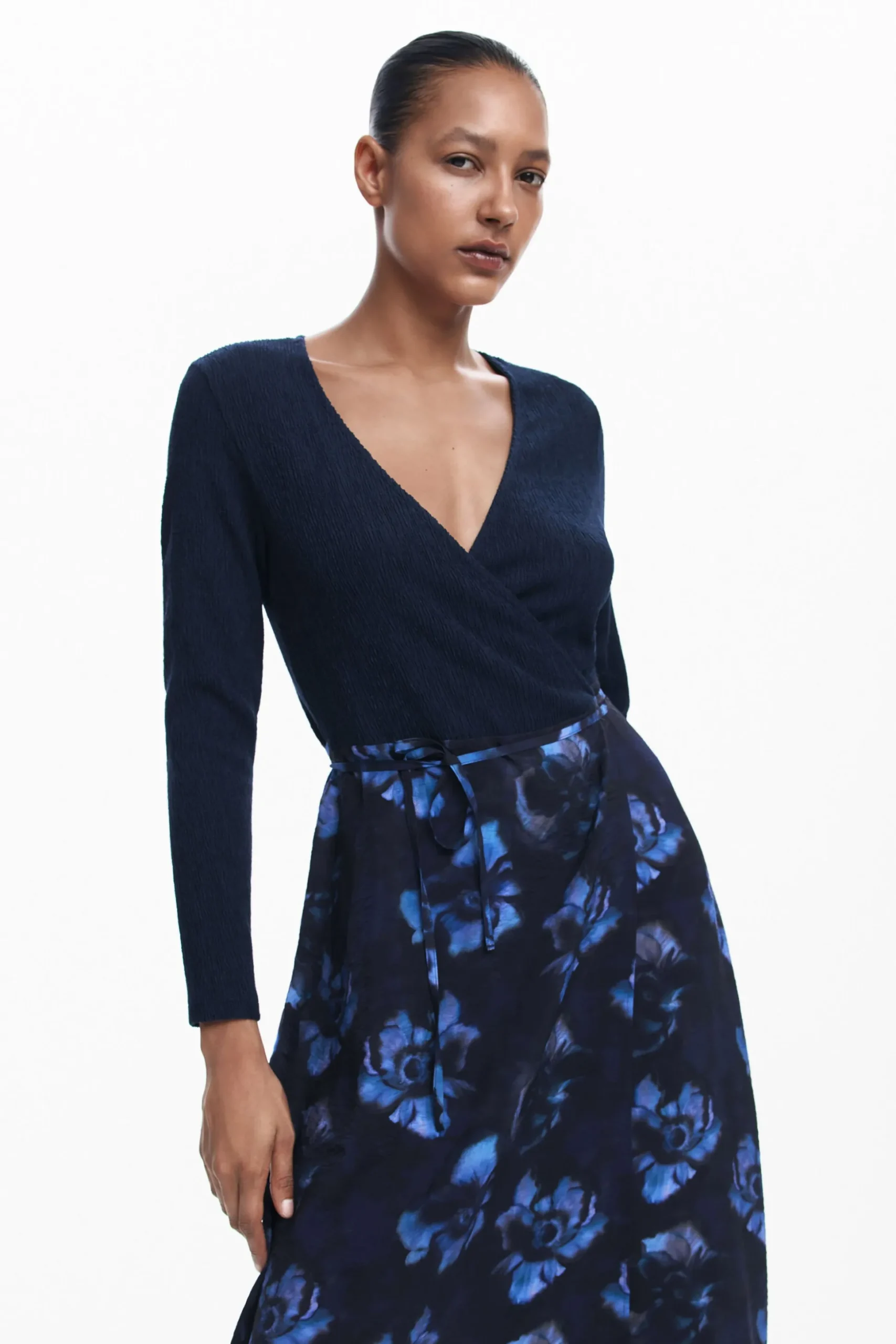Combined midi dress