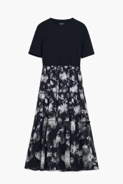 Combined midi dress