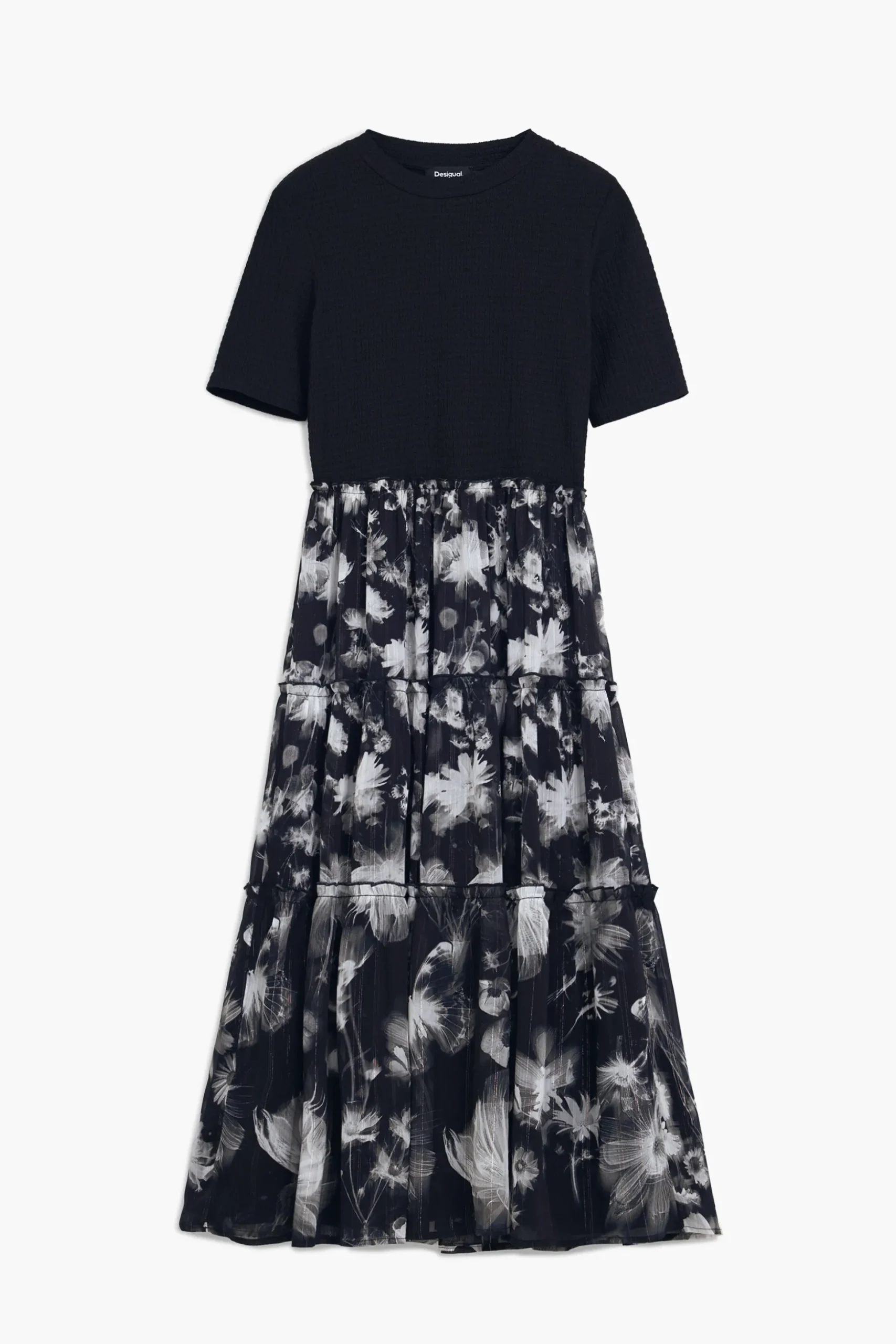 Combined midi dress