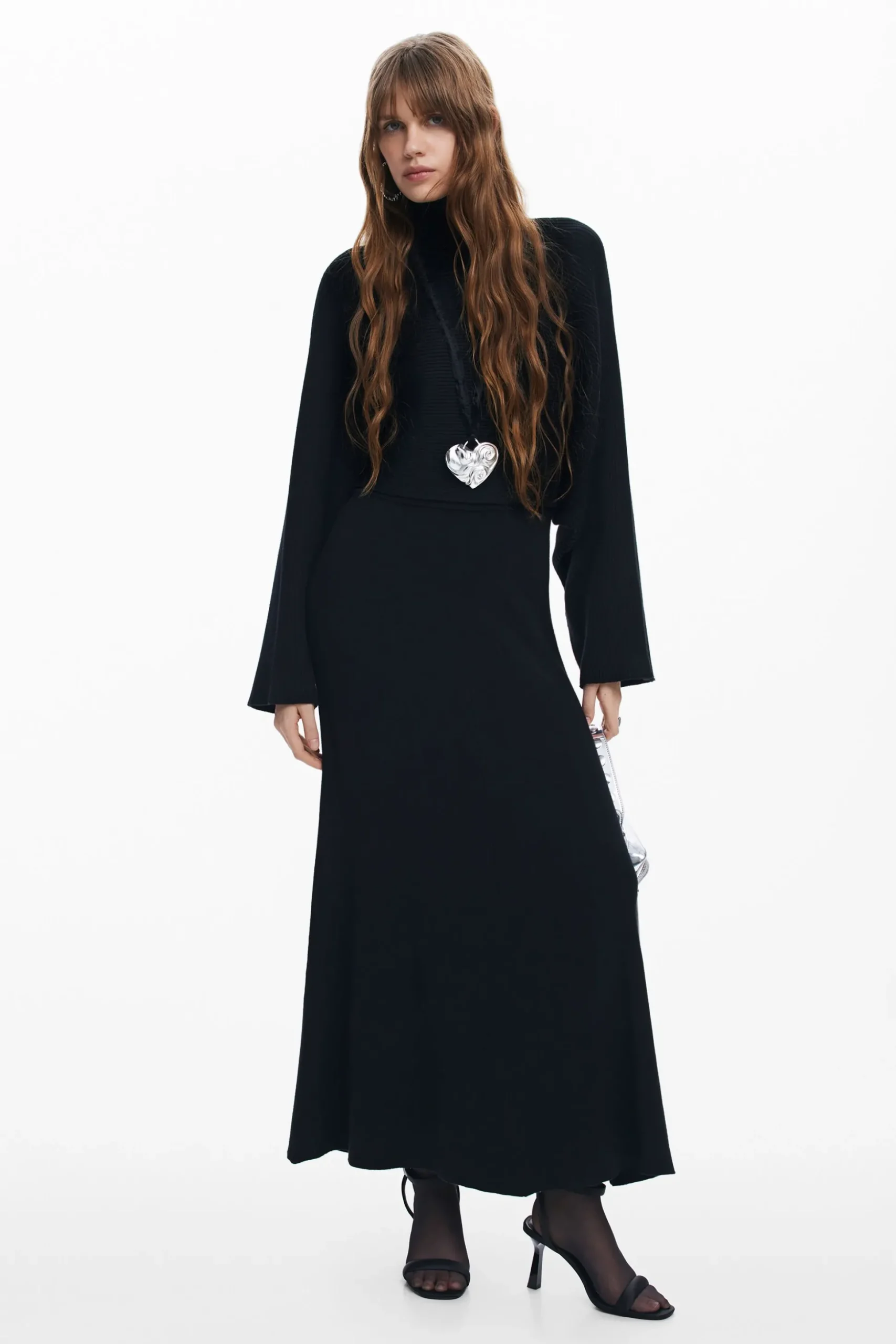 Combined plain dress
