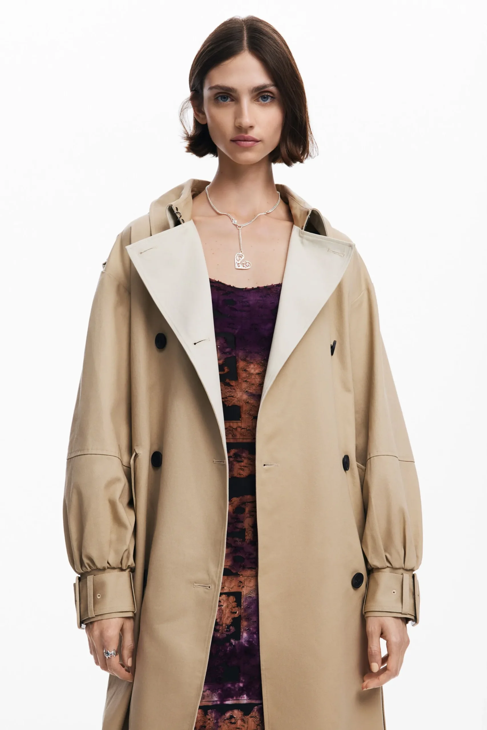 Combined trench coat