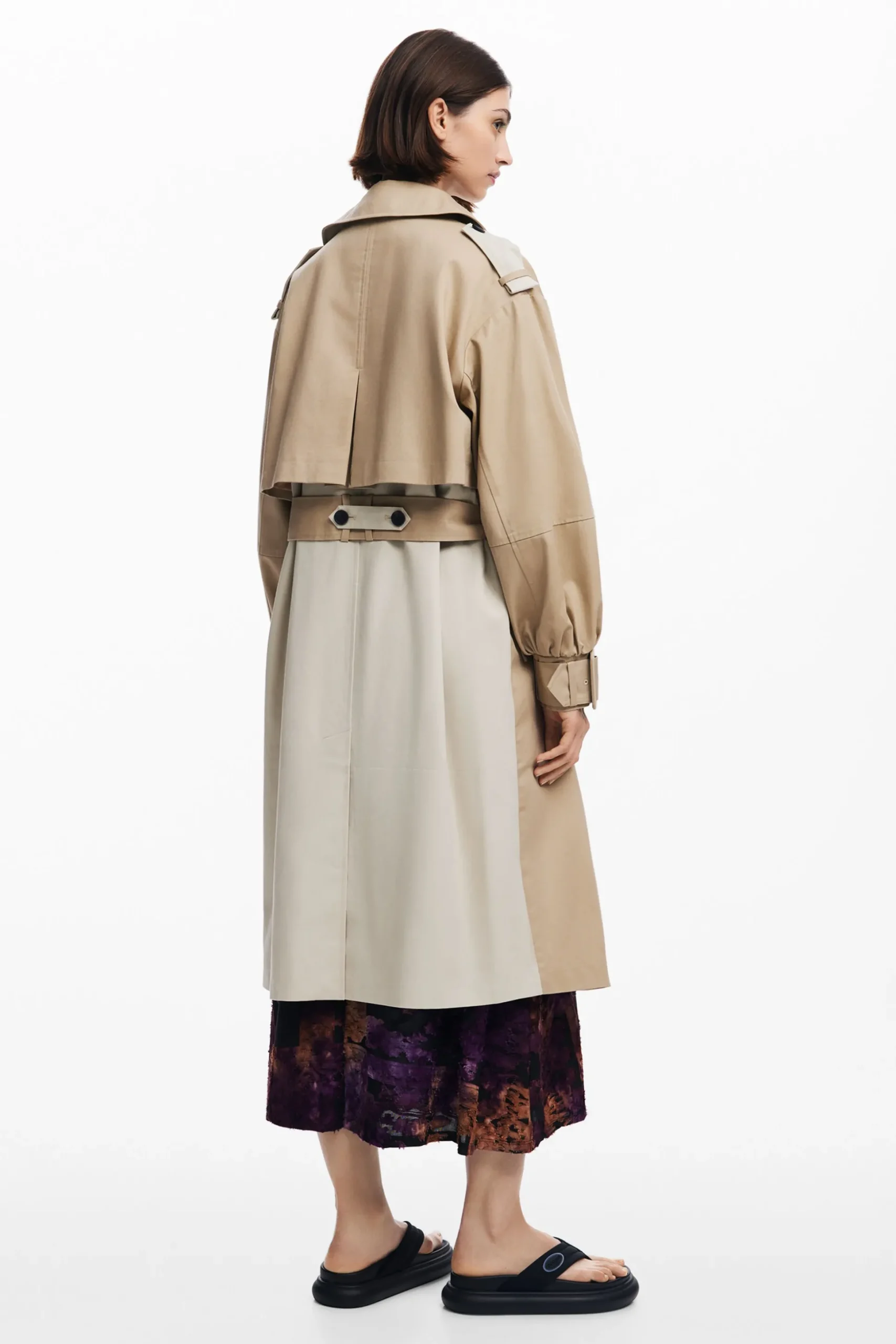 Combined trench coat
