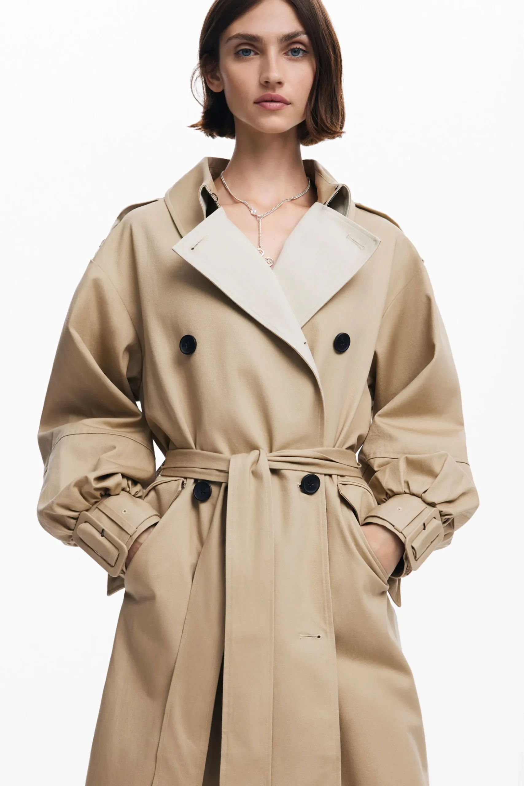 Combined trench coat