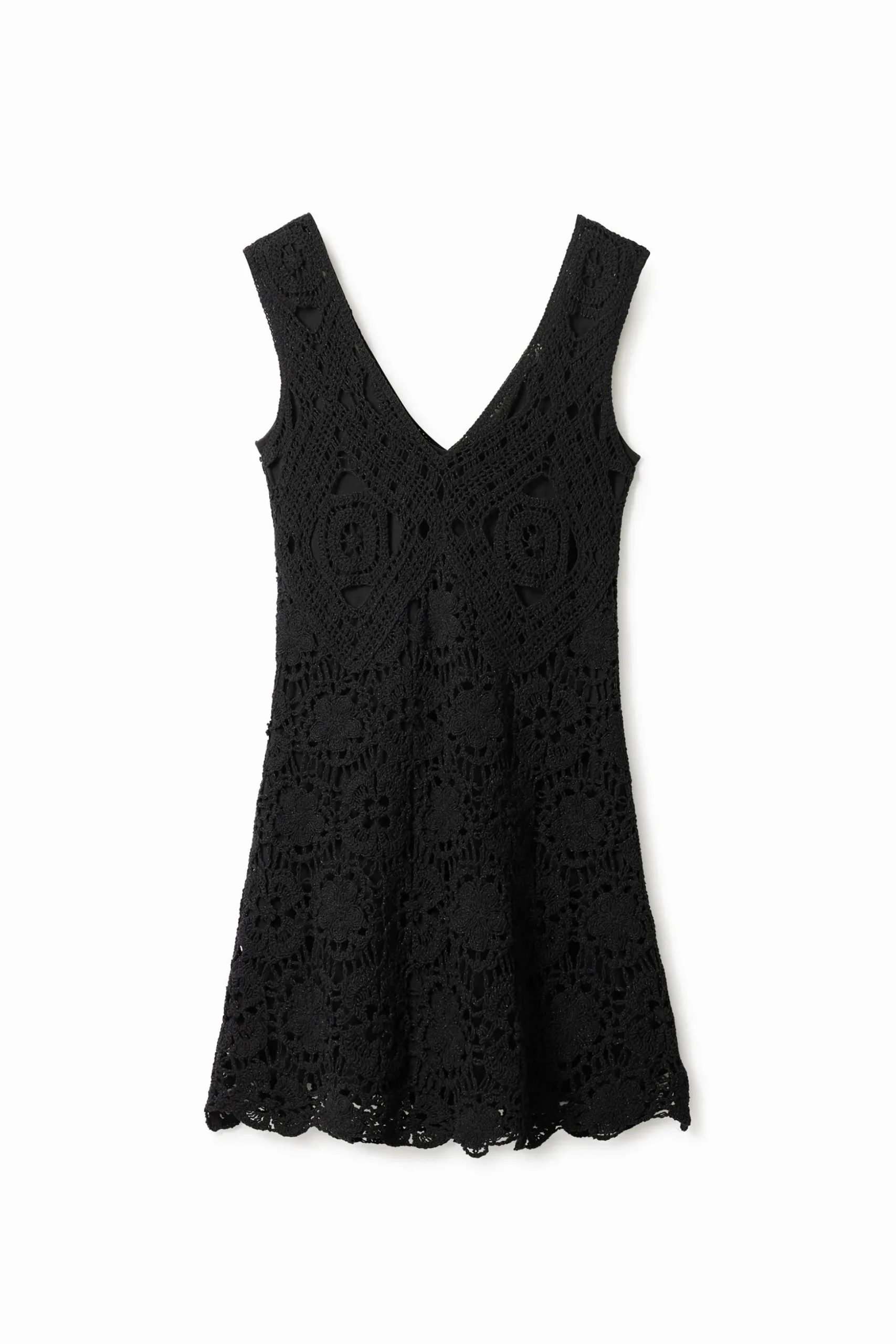 Crochet short dress