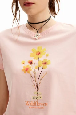 Daisy illustration T-shirt
