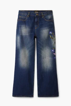 Denim culotte jeans