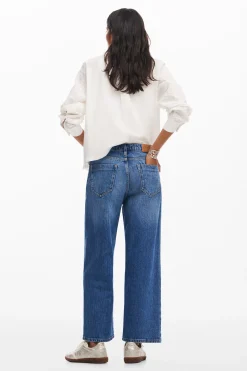Denim culotte jeans