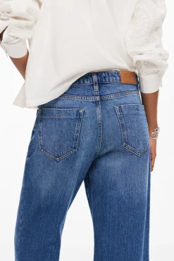 Denim culotte jeans