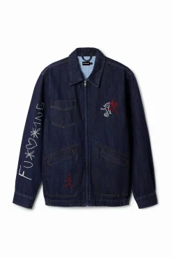 Denim jacket silhouettes