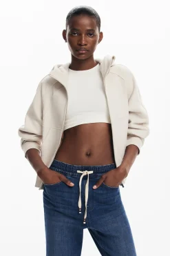 Denim jogger pants