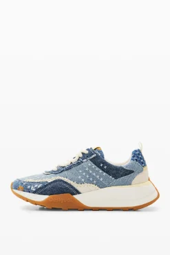 Denim jogger sneakers