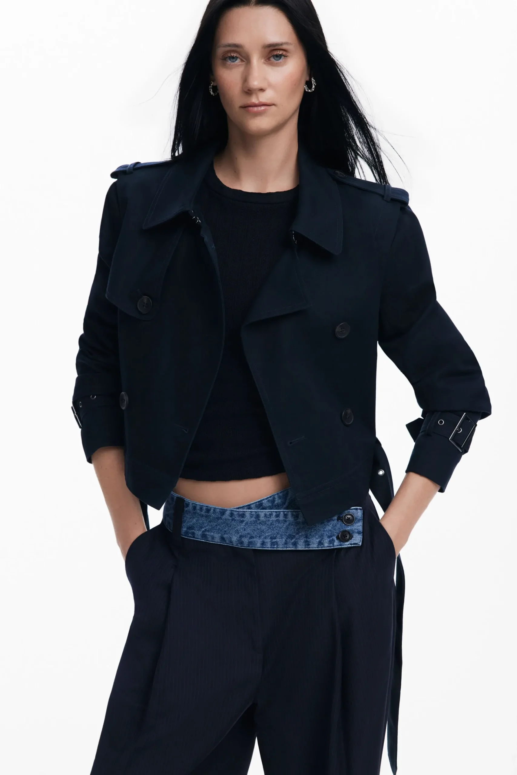 Detachable trench coat
