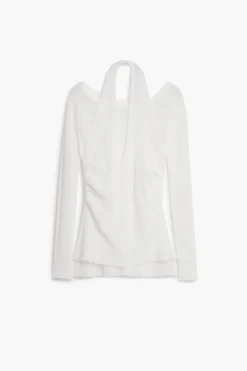 Double neckline T-shirt