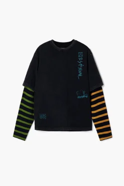 Double sleeve T-shirt