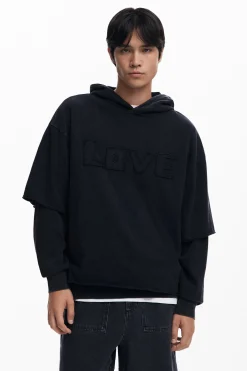Double-sleeve sweatshirt