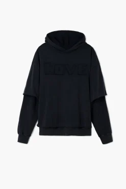 Double-sleeve sweatshirt
