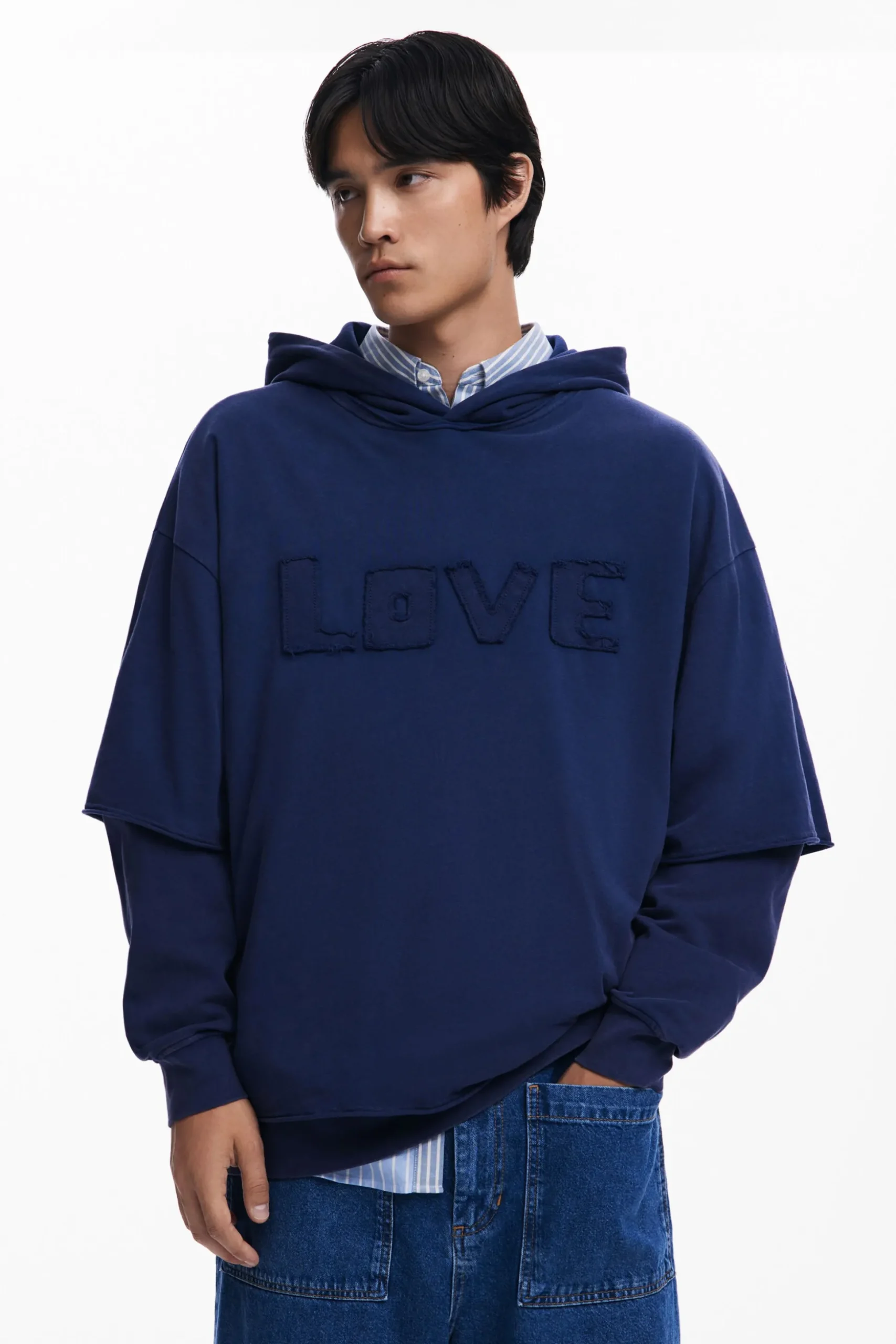 Double-sleeve sweatshirt