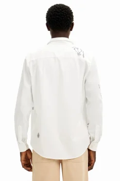 Embroidered details shirt