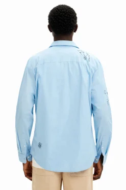 Embroidered details shirt