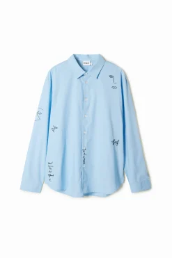 Embroidered details shirt