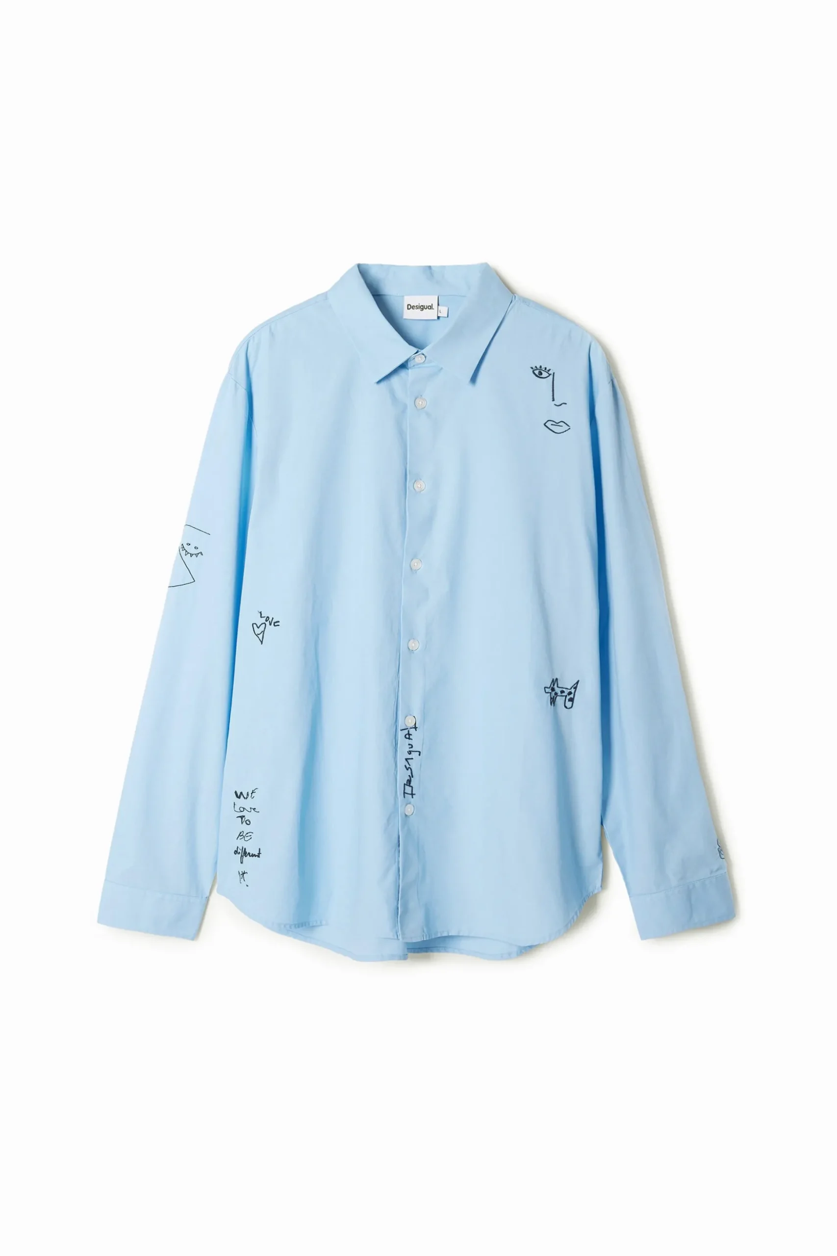 Embroidered details shirt