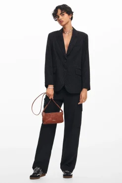 Embroidered S bag