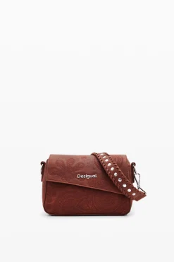 Embroidered S handbag